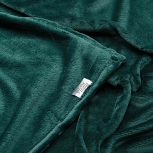 ARDESTO Flannel blanket 160х200cm, 100% polyester, emerald