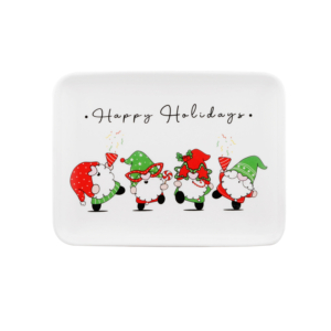 ARDESTO Plate Gnomes, 20х15cm, porcelain, rectangular