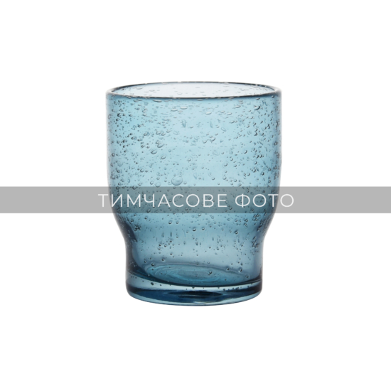 ARDESTO Low glasses set Bubble 300ml, 2pcs, скло, blue