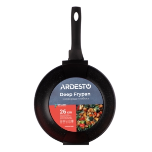 ARDESTO Open Frypan Gemini Cremona, 26cm, aluminium, black