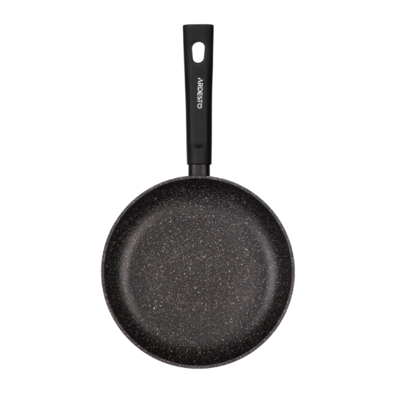 ARDESTO Deep Frypan with lid Black Mars Alcor, 28cm, aluminium, black