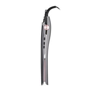 ARDESTO Hair straightener Pink Touch, 32W, 110-200C, ceramics, gray+pink