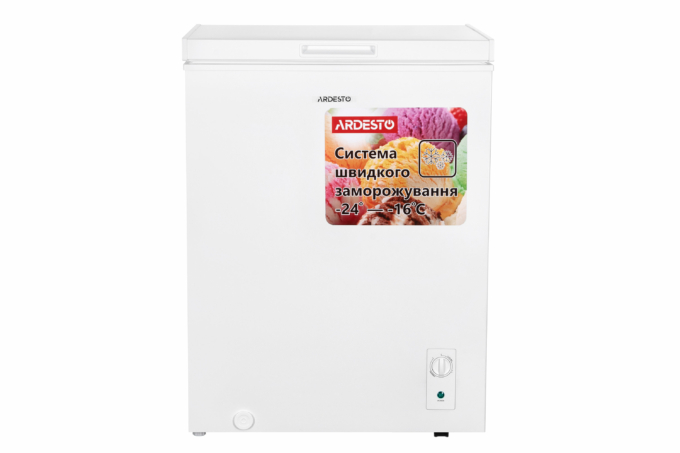 ARDESTO Chest freezer, 142L, A+, ST, ref mode, white