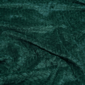 ARDESTO Jacquard Braid blanket 160х200cm, 100% polyester, emerald