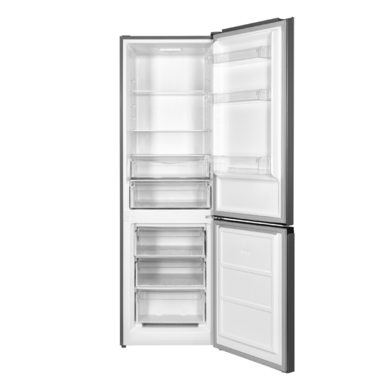 ARDESTO Ref with bottom freezer, 185×60х59.5, ref-223L, freez.-89L, 2doors, А+, ST, inox