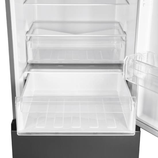 ARDESTO Ref with bottom freezer, 185×60х59.5, ref-223L, freez.-89L, 2doors, А+, ST, inox