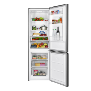 ARDESTO Ref with bottom freezer, 185×60х59.5, ref-223L, freez.-89L, 2doors, А+, ST, inox