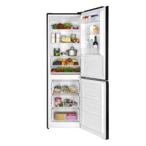 ARDESTO Ref with bottom freezer, 184×60х66.5, ref-218L, freez.-97L, 2doors, А+, NF, fresh zone, black