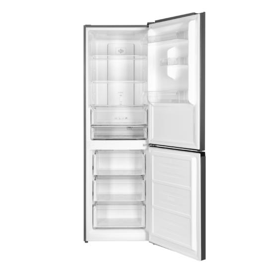 ARDESTO Ref with bottom freezer, 184×60х66.5, ref-218L, freez.-97L, 2doors, А+, NF, fresh zone, inox