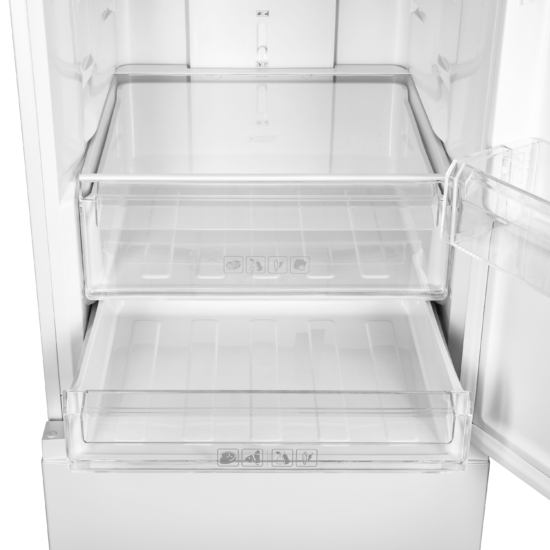 ARDESTO Ref with bottom freezer, 184×60х66.5, ref-218L, freez.-97L, 2doors, А+, NF, fresh zone, white