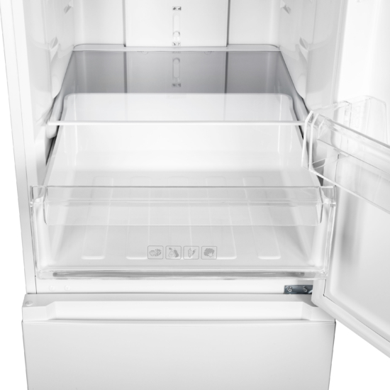 ARDESTO Ref with bottom freezer, 184×60х66.5, ref-218L, freez.-97L, 2doors, А+, NF, fresh zone, white