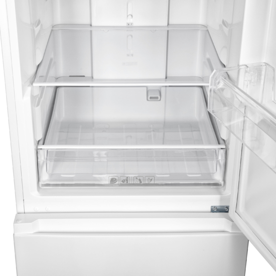 ARDESTO Ref with bottom freezer, 184×60х66.5, ref-218L, freez.-97L, 2doors, А+, NF, fresh zone, white