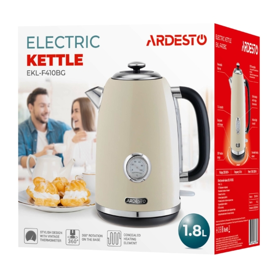 ARDESTO Electric Kettle EKL-F410BG biege