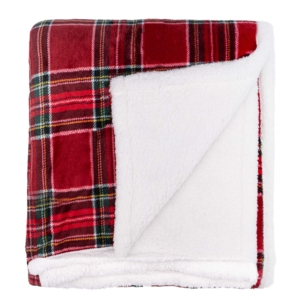 ARDESTO Sherpa blanket 160х200cm, 100% polyester, classic tartan