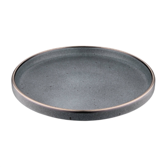 ARDESTO Dessert plate Fasano, 19.6cm, ceramic, dark gray