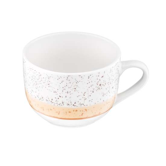 ARDESTO Mug Siena, 500ml, porcelain, white-yellow