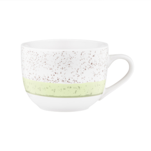 ARDESTO Mug Siena, 500ml, porcelain, white-green