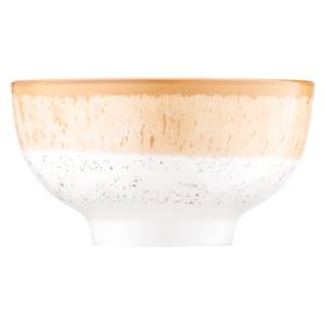 ARDESTO Bowl Siena, 340ml, 11.5cm, porcelain, white-yellow