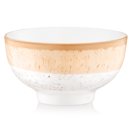 ARDESTO Bowl Siena, 340ml, 11.5cm, porcelain, white-yellow