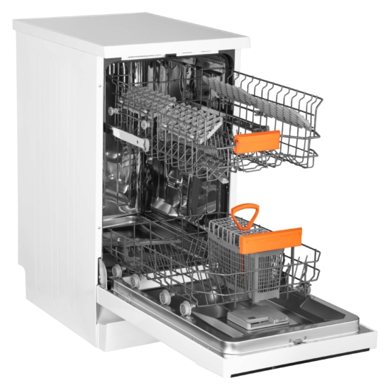 ARDESTO Dishwasher, 10sets, А++, 45cm, display, steam wash, white