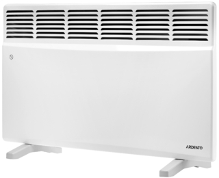 ARDESTO Convector, 20m2, 2000w, electr. control, closed heating element, display, programmer, white