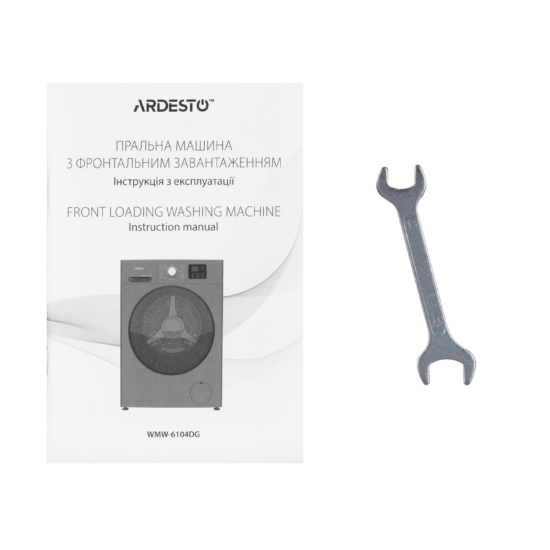 ARDESTO Стиральная машина фронтальная, 6кг, 1200, А++, 46.5см, дисплей, серый