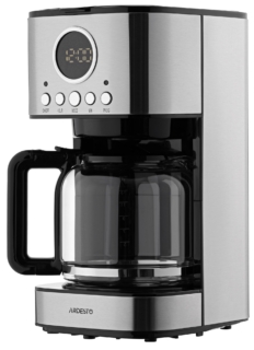 ARDESTO Coffee maker drip Steel Collection FCM-D3200, 1.5L, ground, silver