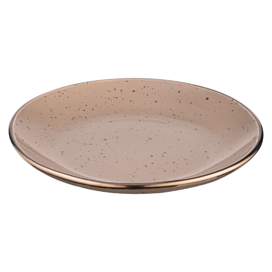 ARDESTO Dessert plate Emilia, 20cm, ceramic, brown