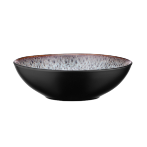 ARDESTO Soup plate Bolzano, 630ml, 18cm, ceramic, black-brown