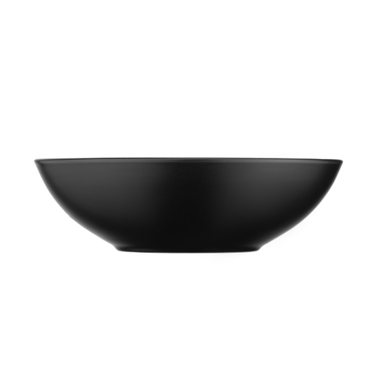 ARDESTO Soup plate Bolzano, 630ml, 18cm, ceramic, black-brown