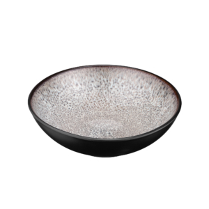 ARDESTO Soup plate Bolzano, 630ml, 18cm, ceramic, black-brown