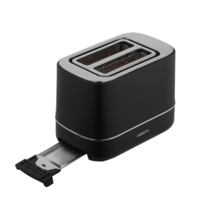ARDESTO Toaster T-F420B, 800W, plastic, 2 slots, black