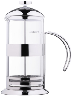 ARDESTO French press Gemini Asti, 600 ml, stainless steel, glass