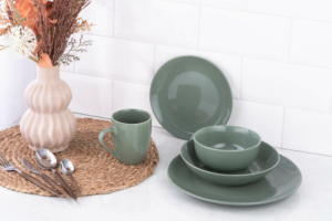 ARDESTO Dessert plate Capri, 19.2cm, porcelain, green