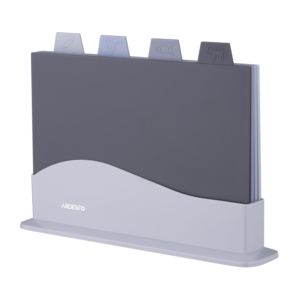 ARDESTO Cutting board set with stand Fresh, 4pcs, 23.8×33.8x7cm, plastic