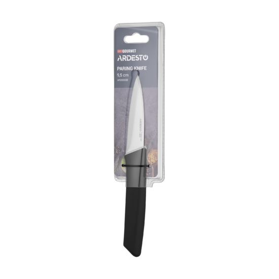 ARDESTO Paring Knife Gemini Gourmet, 9.5cm, stainless steel, plastic, black