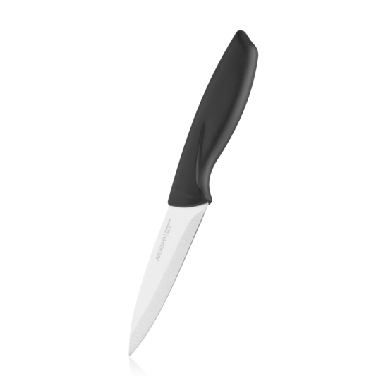 ARDESTO Knives Set with block Gemini, 7pcs, stainless steel, plastic, black