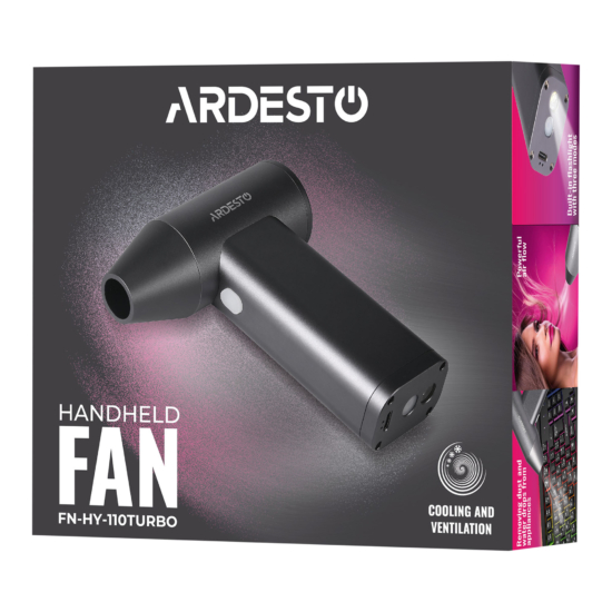ARDESTO Portable handheld fan FN-HY-110Turbo