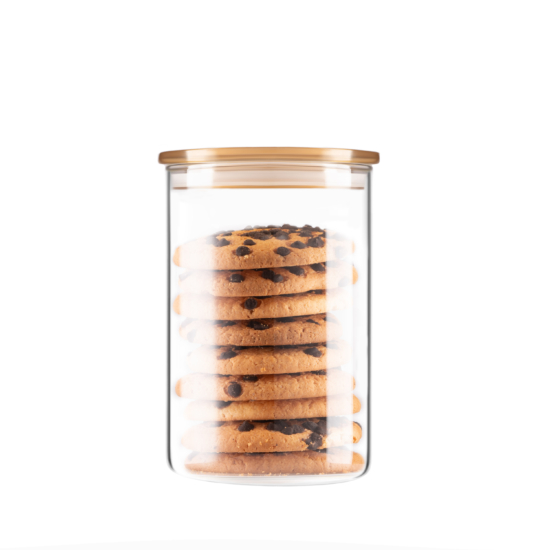 ARDESTO Jar Fresh 900ml, glass, plastic, transparent
