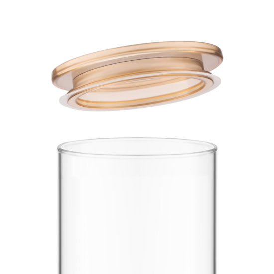 ARDESTO Jar Fresh 1600ml, glass, plastic, transparent