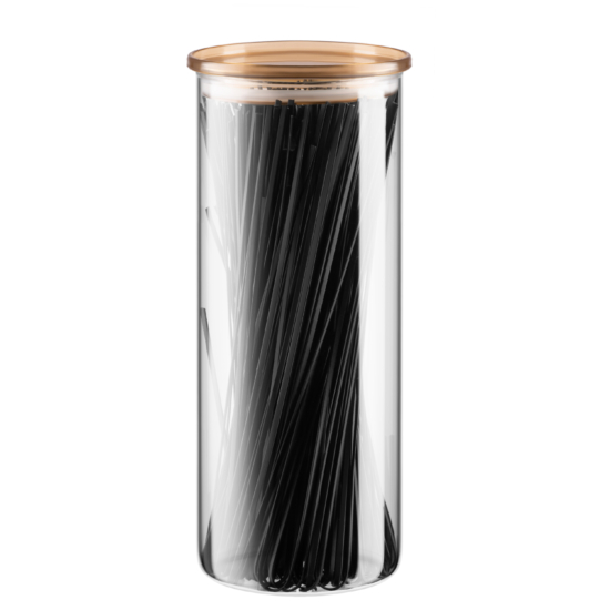 ARDESTO Jar Fresh 1600ml, glass, plastic, transparent