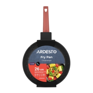 ARDESTO Fry pan Gemini Molise, 26cm, aluminium, red