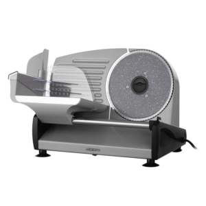 ARDESTO Slicer, 250W, blade-stainless steel, diameter of the knife-190мм, corps- iron/plastic, grey-black