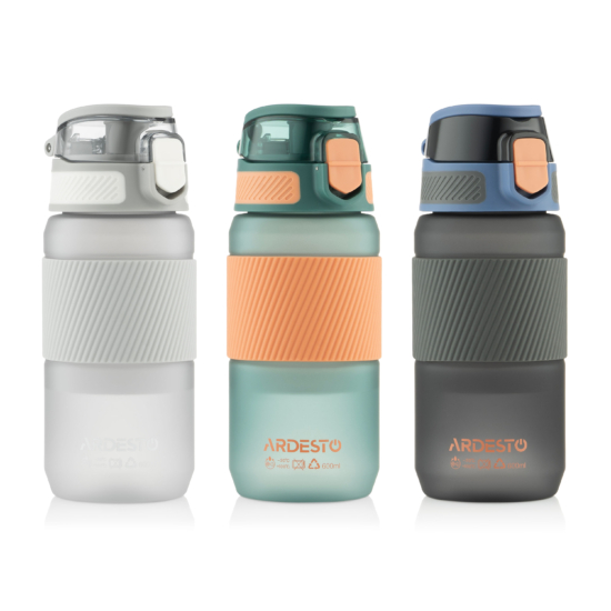 ARDESTO Bottle Spring 600ml, plastic, black