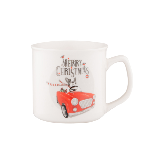 ARDESTO Чашка Merry Christmas, 360мл, порцеляна