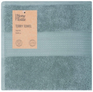 Ardesto Terry towel SuperSoft 50x90cm, 100% cotton, green