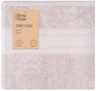 Ardesto Terry towel SuperSoft 50x90cm, 100% cotton, beige