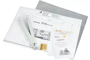 ARDESTO HCP-400[Керамічна панель, 8м2, 400Вт, мех. упр-ння, 60 х 60см, бежевий мармур]
