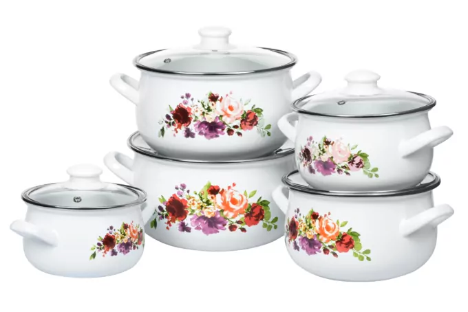 Кастрюля Ardesto Melanie Magic Flowers AR0145 (22 см)
