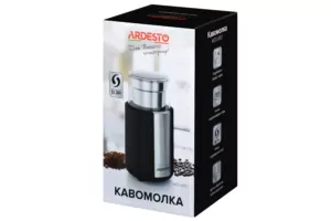 ARDESTO Кофемолка роторная 200Вт, емкость для зерен-60г, пластик/металл, черный